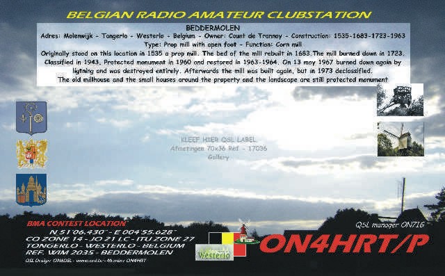 3-QSL BACK ON4HRT-P BMA CONTEST vkl