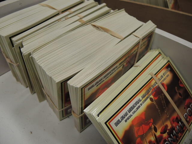 Ama-ON4HRT-QSL kaarten ON1418POP verwerken-ON6DSL (24)