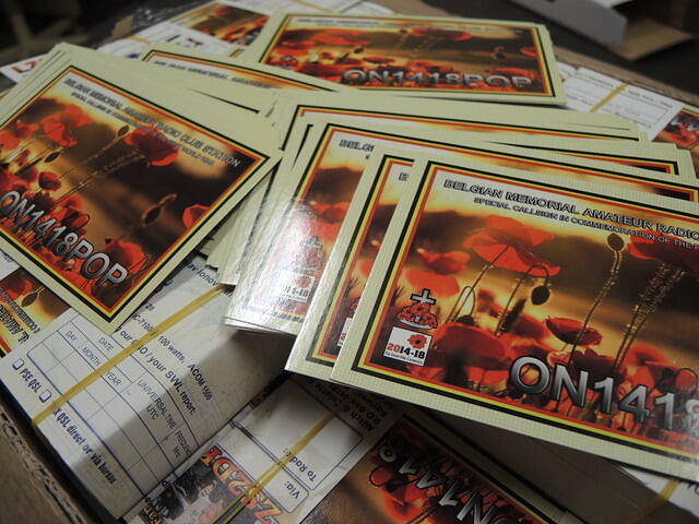 Ama-ON4HRT-QSL kaarten ON1418POP verwerken-ON6DSL (26)