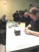 Ama-ON4HRT-QSL KAARTEN ON1418WAR verwerken ON6DSL (14)